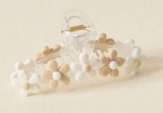 Daisy Claw Clip - Serene