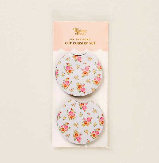 On the Road Car Coaster Set-Endless Daydream Cream