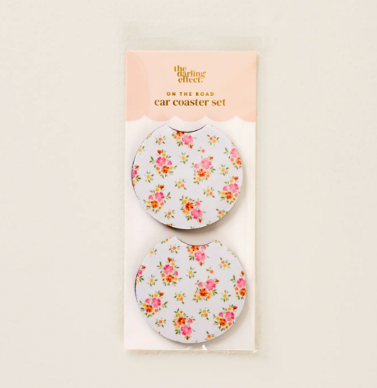 On the Road Car Coaster Set-Endless Daydream Cream