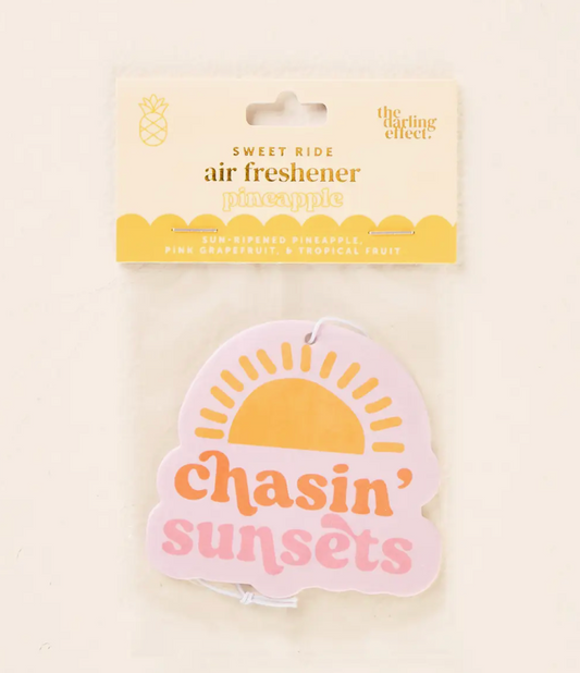 Sweet Ride Car Air Freshener-Chasin' Sunsets