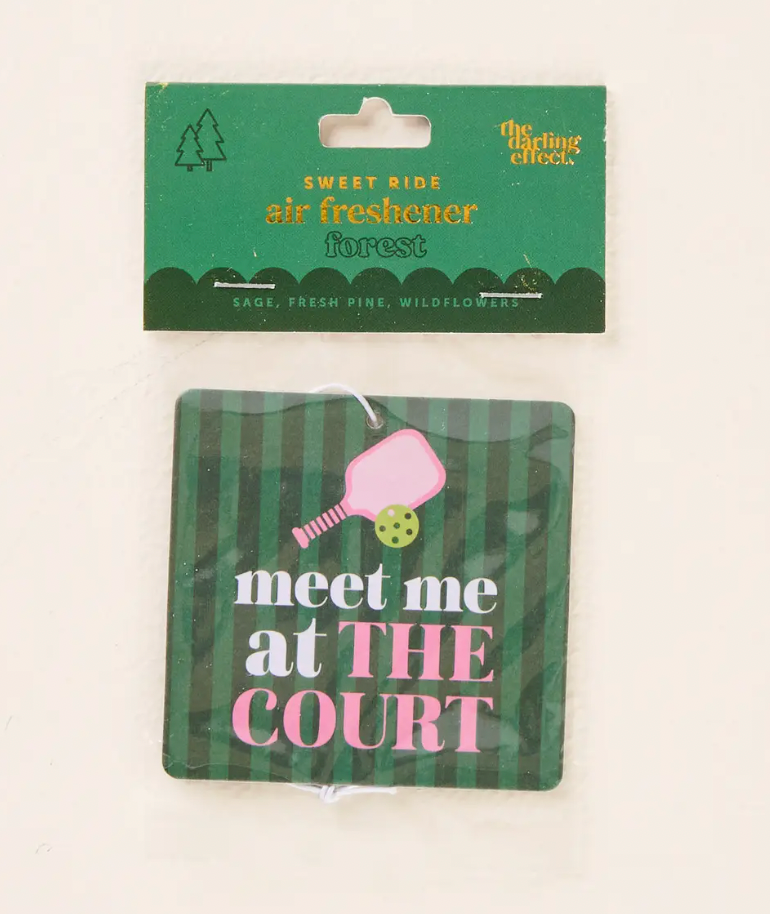 Sweet Ride Car Air Freshener-Meet Me At the Court