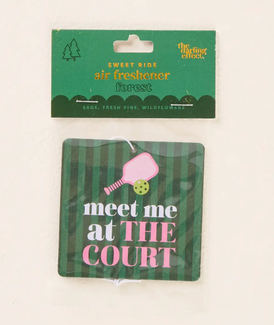 Sweet Ride Car Air Freshener-Meet Me At the Court