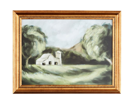 Barn Landscape Framed Art