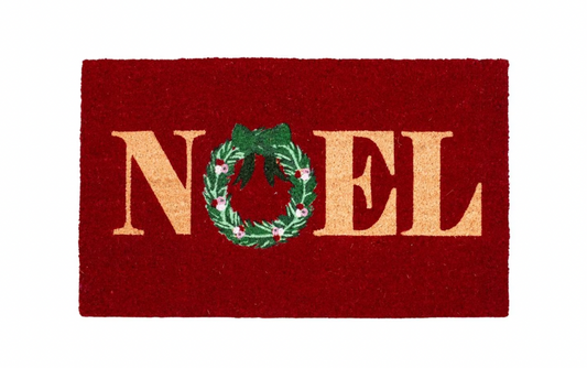Noel Wreath Doormat