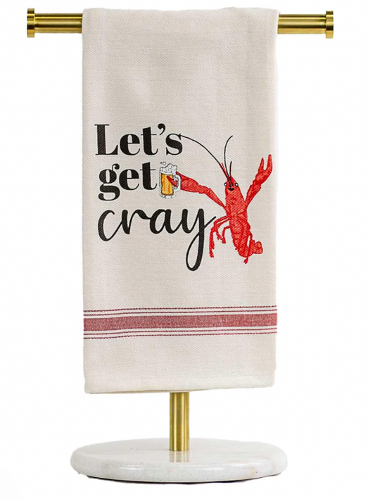 Let's Get Cray Cheers Hand Towel