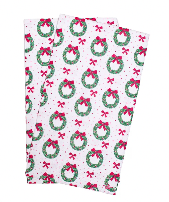 Clara Wreath Guest Napkins (pack of 16)