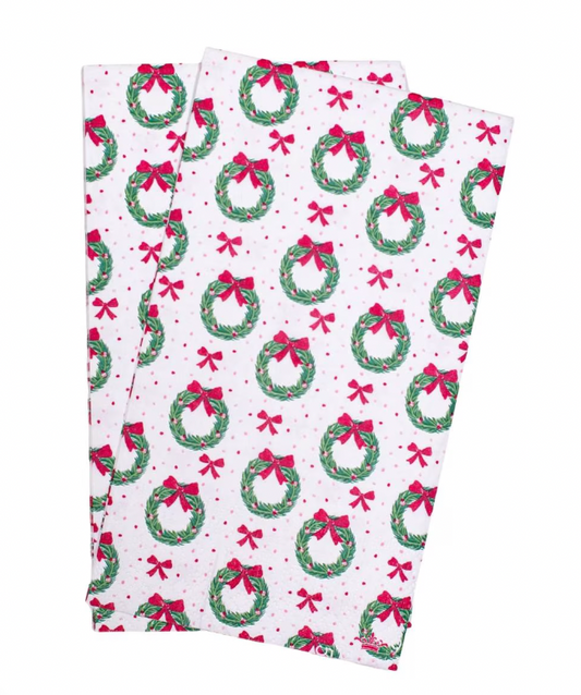 Clara Wreath Guest Napkins (pack of 16)