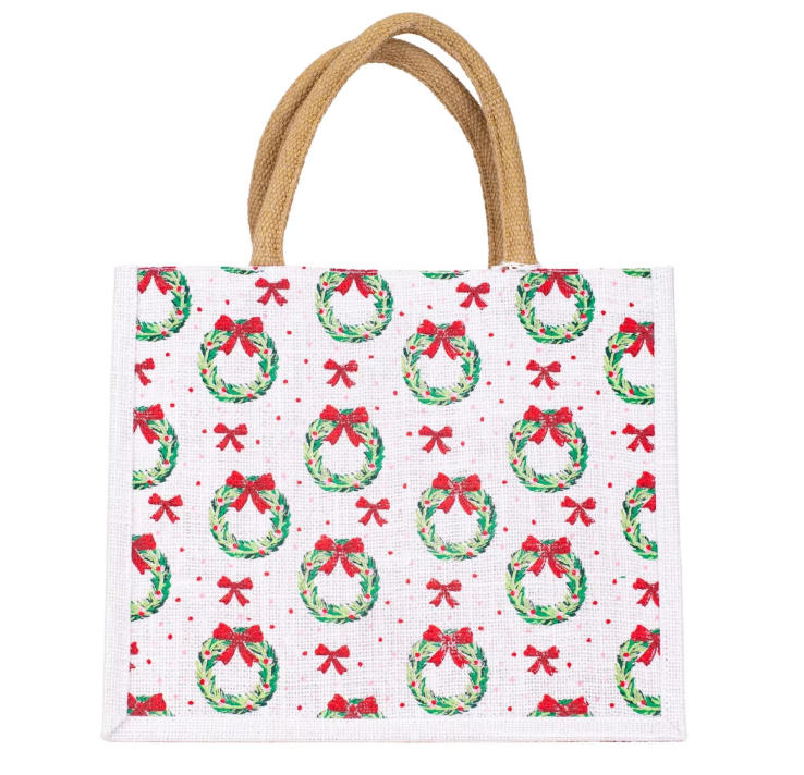 Clara Wreath Gift Tote