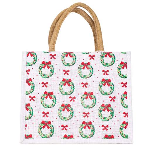 Clara Wreath Gift Tote