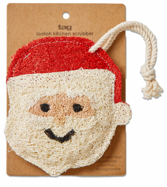 Christmas Santa Loofah Scrubber