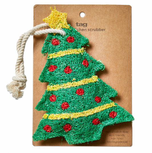 Christmas Tree Loofah Scrubber