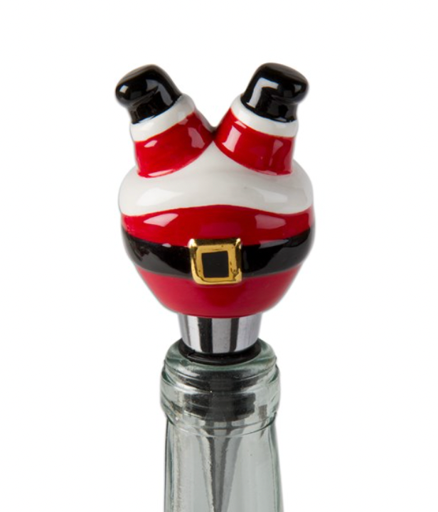 JOLLY SANTA BOTTLE STOPPER