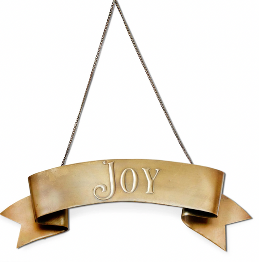 Joy Hanging Door Sign