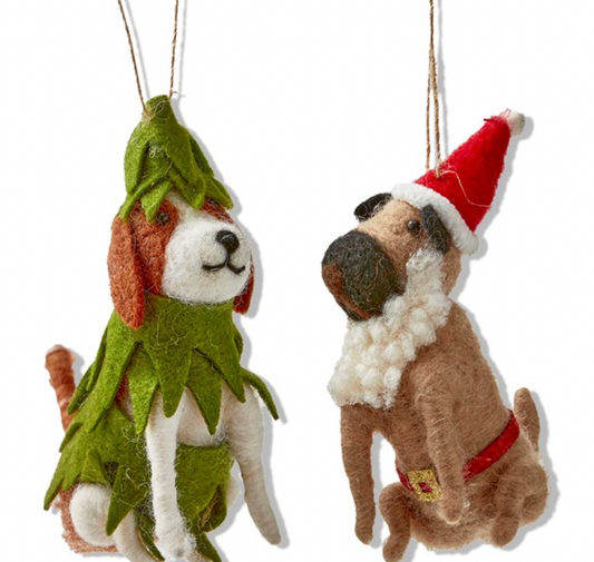 HOLIDAY DOG ORNAMENT ASSORTMENT