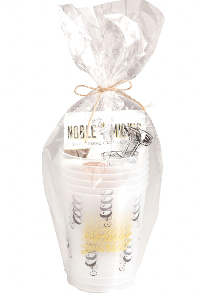 Espresso Cocktail Mix & Cups Set