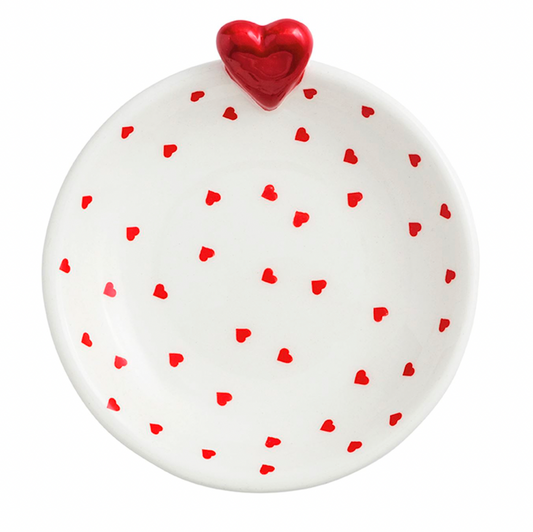 Red Heart Tidbit Dish