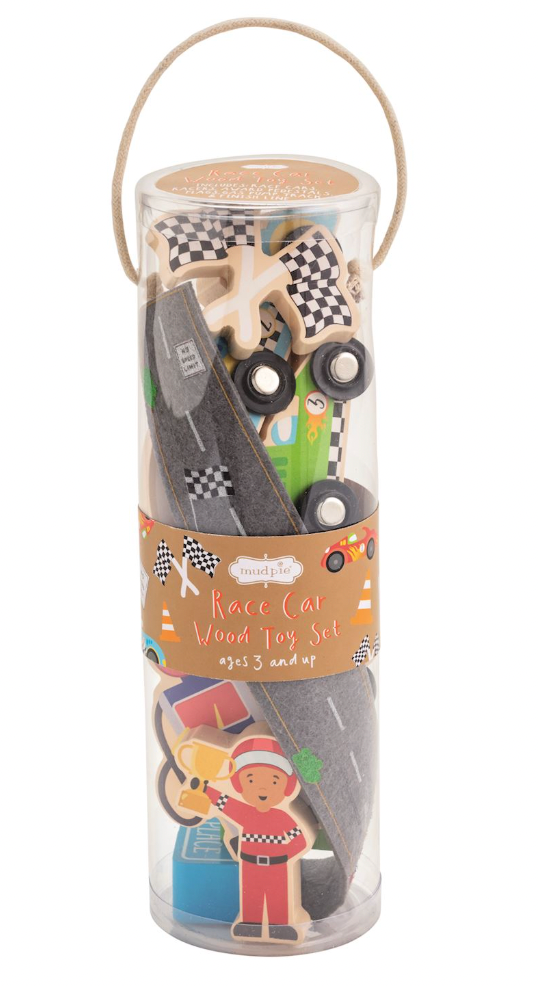 Race Car Wood Toy Set