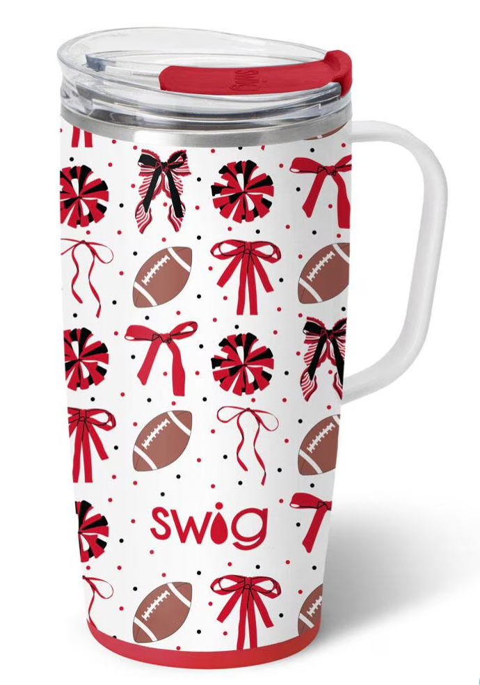 We've Got Spirit Black + Red Travel Mug 22oz