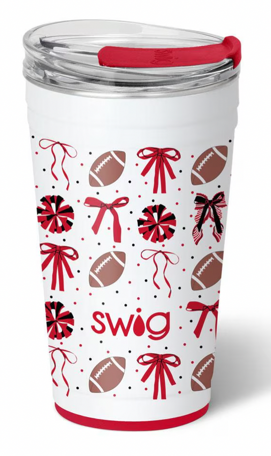We've Got Spirit Black + Red Party Cup 24oz