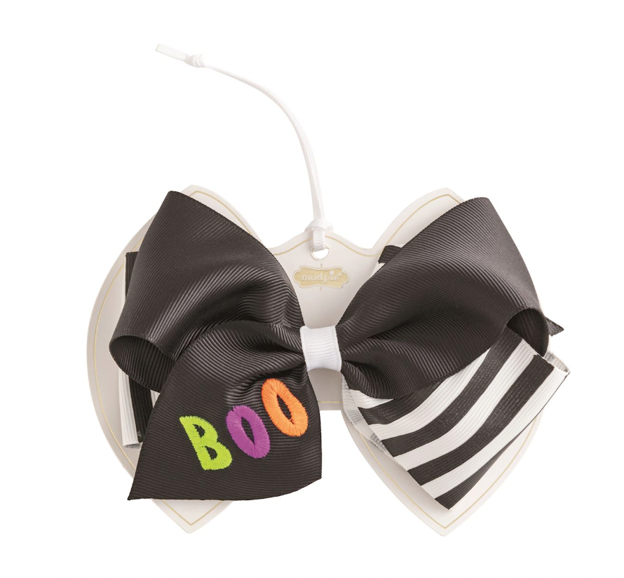 Boo Embroidered Bows