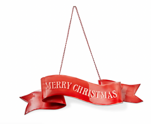 Merry Christmas Hanging Door Sign