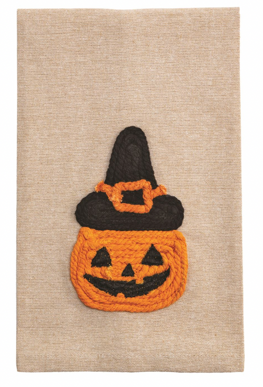 Pumpkin Halloween Rope Towel