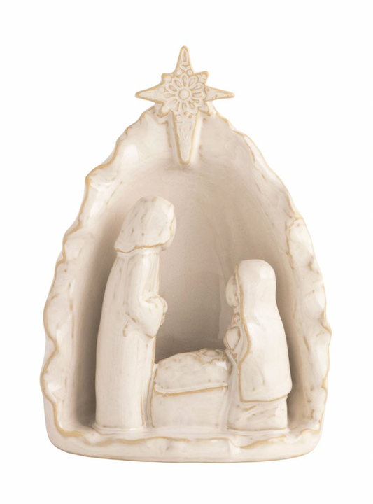 Stoneware Nativity