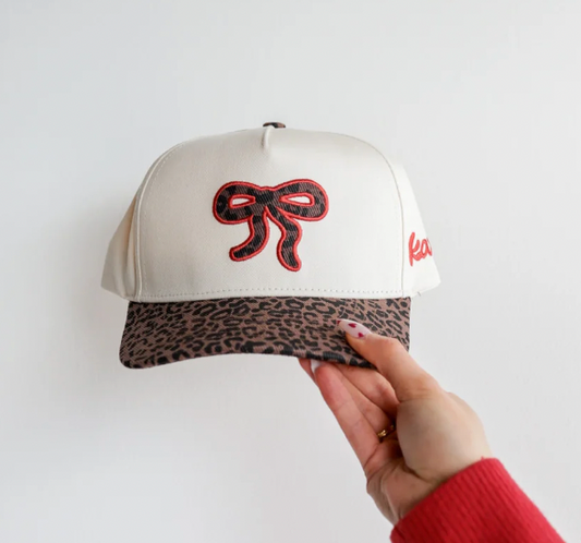 CHEETAH BOW TRUCKER HAT