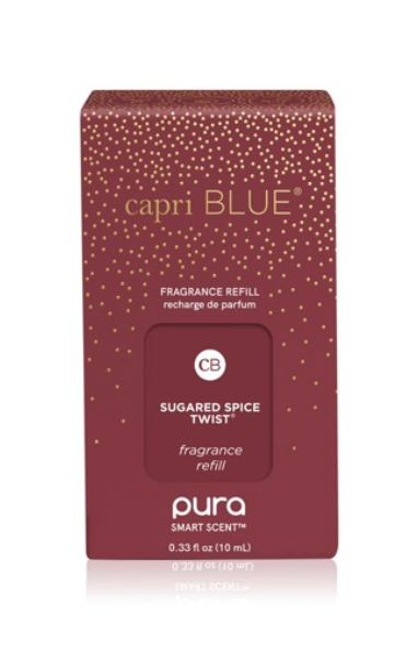 CB + PURA HOLIDAY - SUGARED SPICE TWIST DIFFUSER REFILL, 0.33 oz