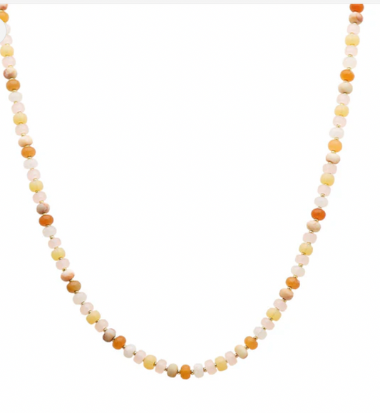 Pink "Candy" Beaded 16"-18" Necklace