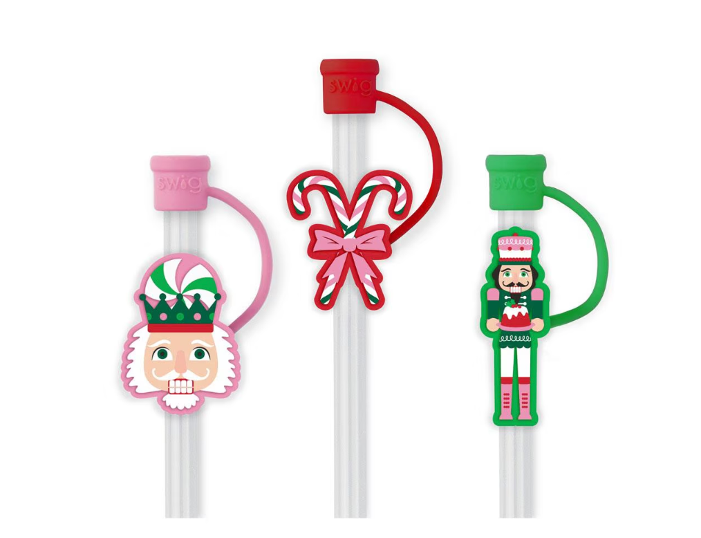 Sugar Plum Soldiers Straw Topper Set