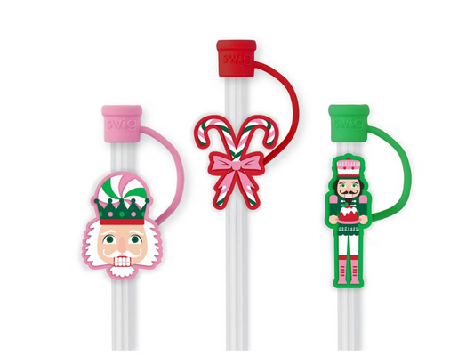 Sugar Plum Soldiers Straw Topper Set
