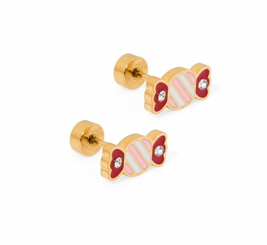 Screwback Stud Earrings - Taffy