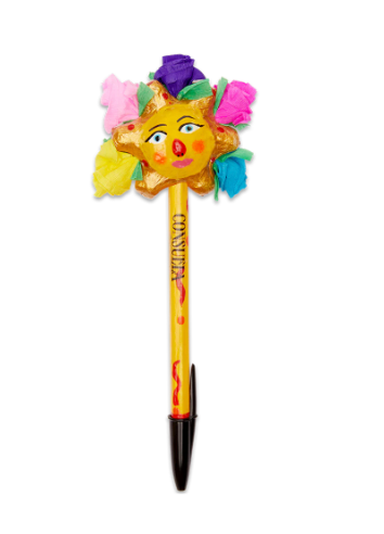 Sun with Flowers Pen