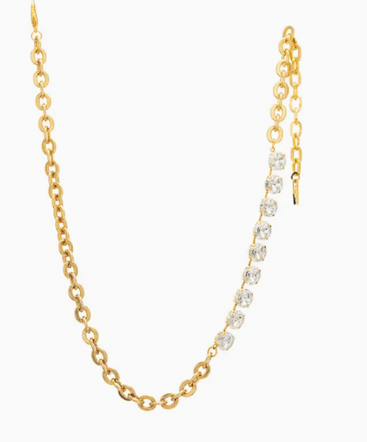 Berty Necklace in Antique Gold