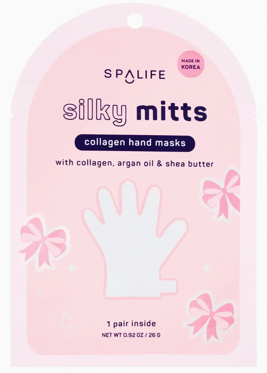 Christmas Holiday Silky Mitts Collagen Hand Gloves - 1 Pair