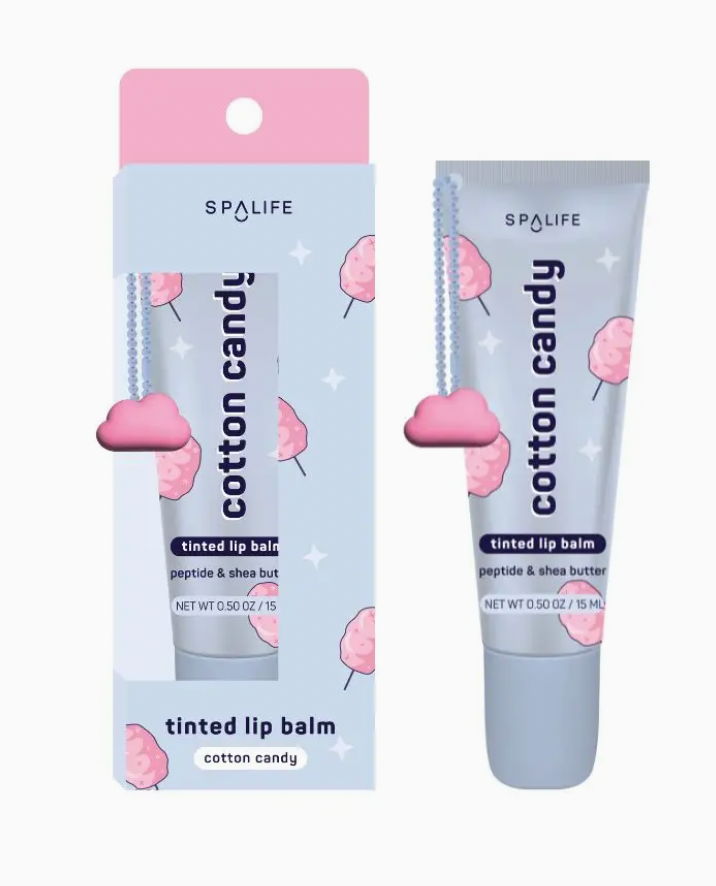 Cotton Candy Tinted Lip Balm (with Peptide & Shea Butter)