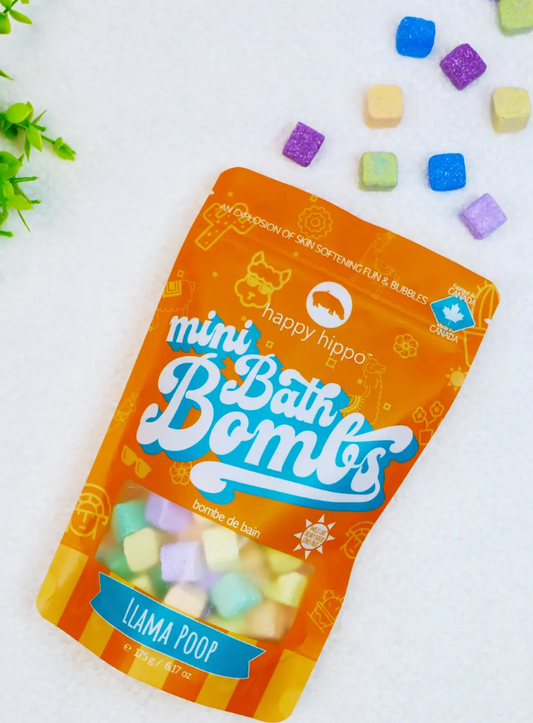 Llama Poop - Mini Bath Bombs- Gift Bag