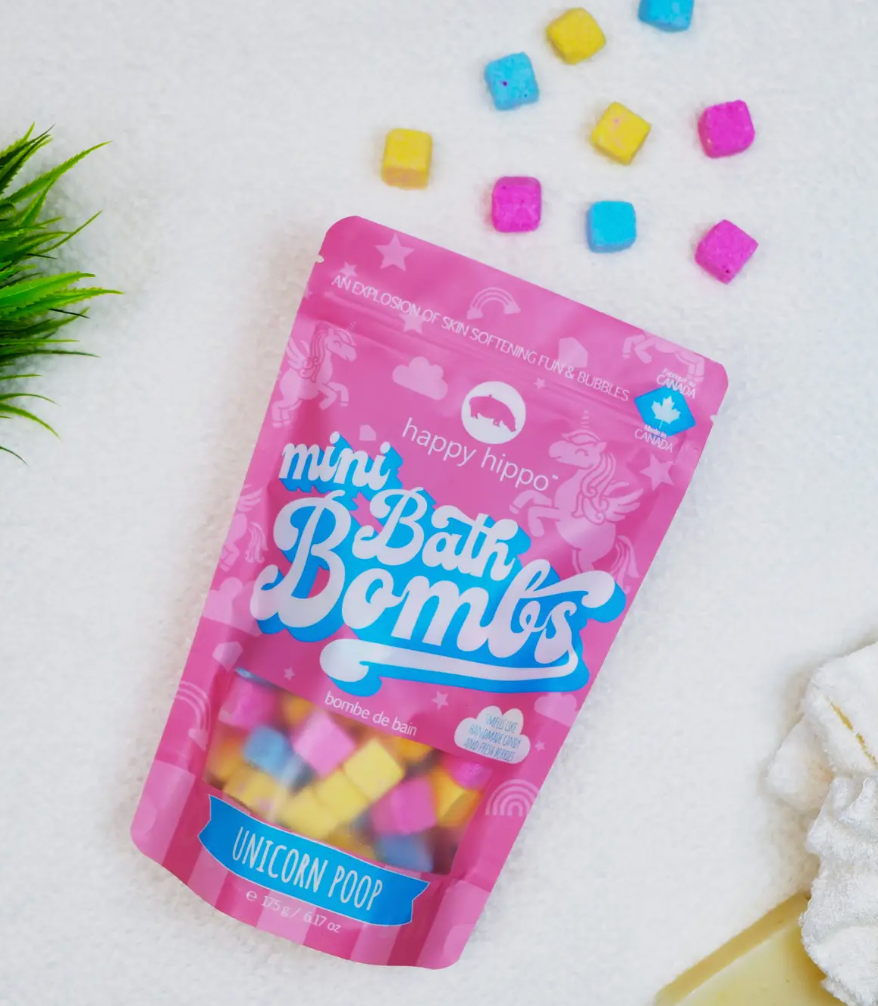Unicorn Poop - Mini Bath Bombs- Gift Bag