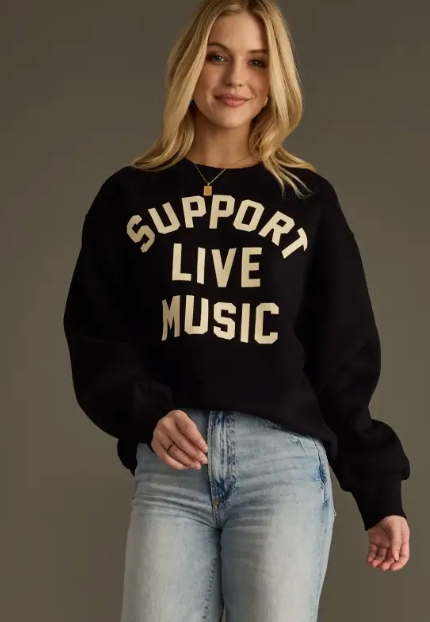 Support Live Music Sweatshirt