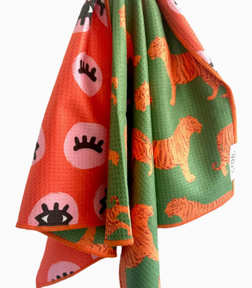 Eye of the Tiger: Reversible Hand Towel