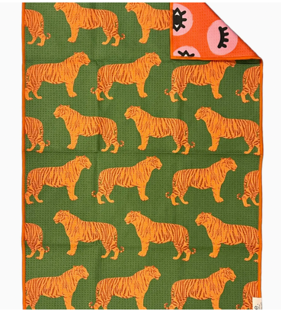 Eye of the Tiger: Reversible Hand Towel