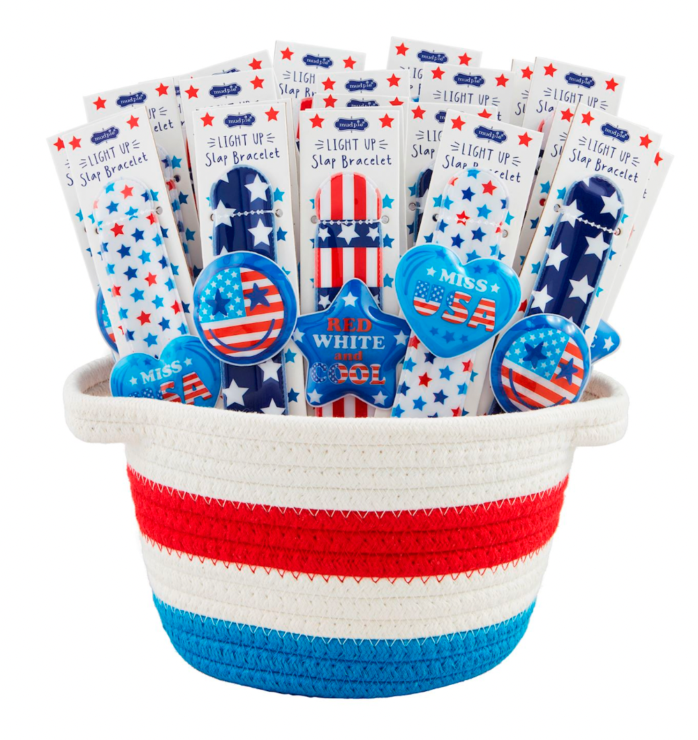 Patriotic Light-Up Slap Bracelets