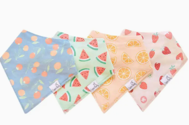 Baby Bandana Bibs - Clementine