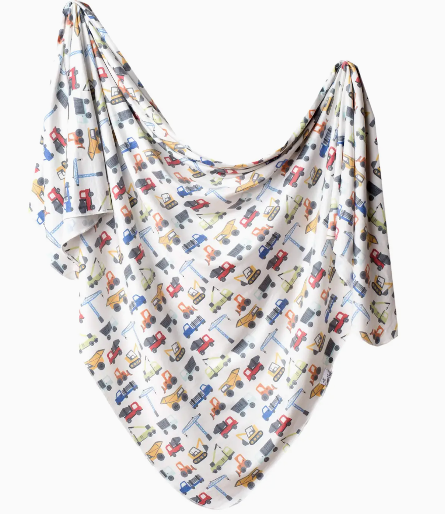 Knit Swaddle Blanket - Diesel