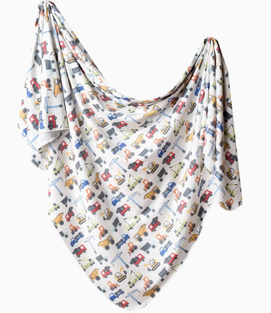 Knit Swaddle Blanket - Diesel