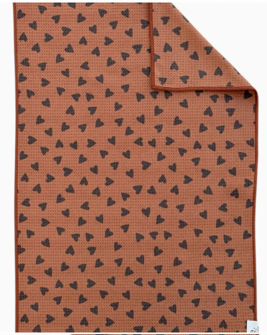 Espresso My Heart: Double-Sided Hand Towel