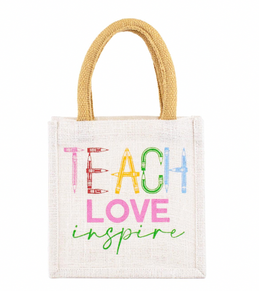 Teach Love Inspire Petite Gift Tote