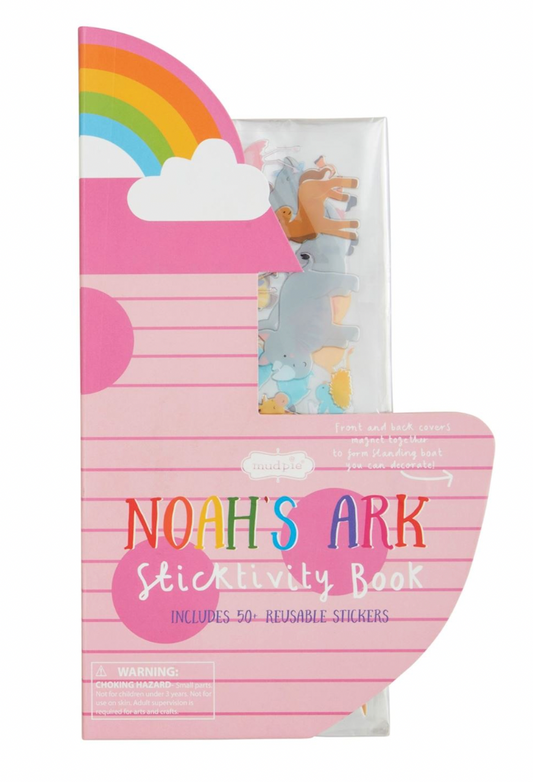 Pink Noahs Ark Sticker Book