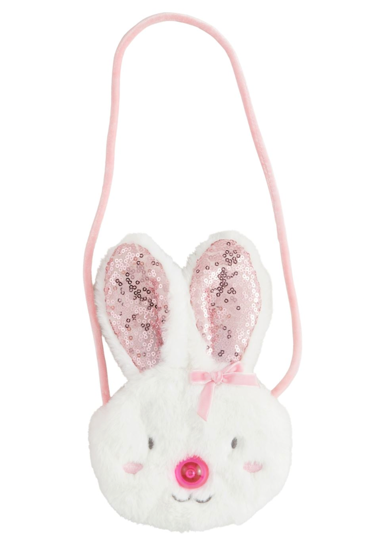 White Light Up Bunny Purse